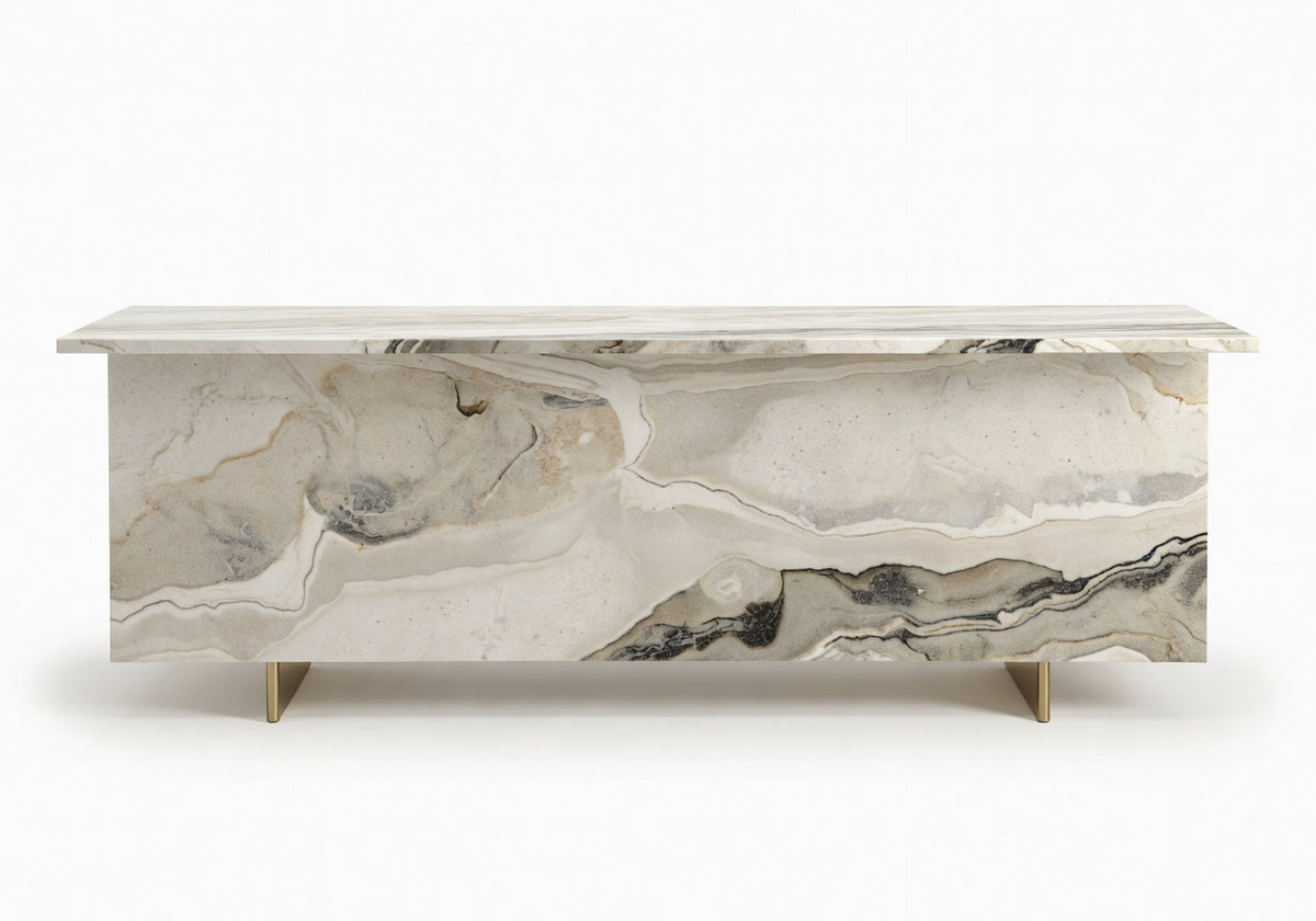 Arcstone Outdoor Linear Counter Table