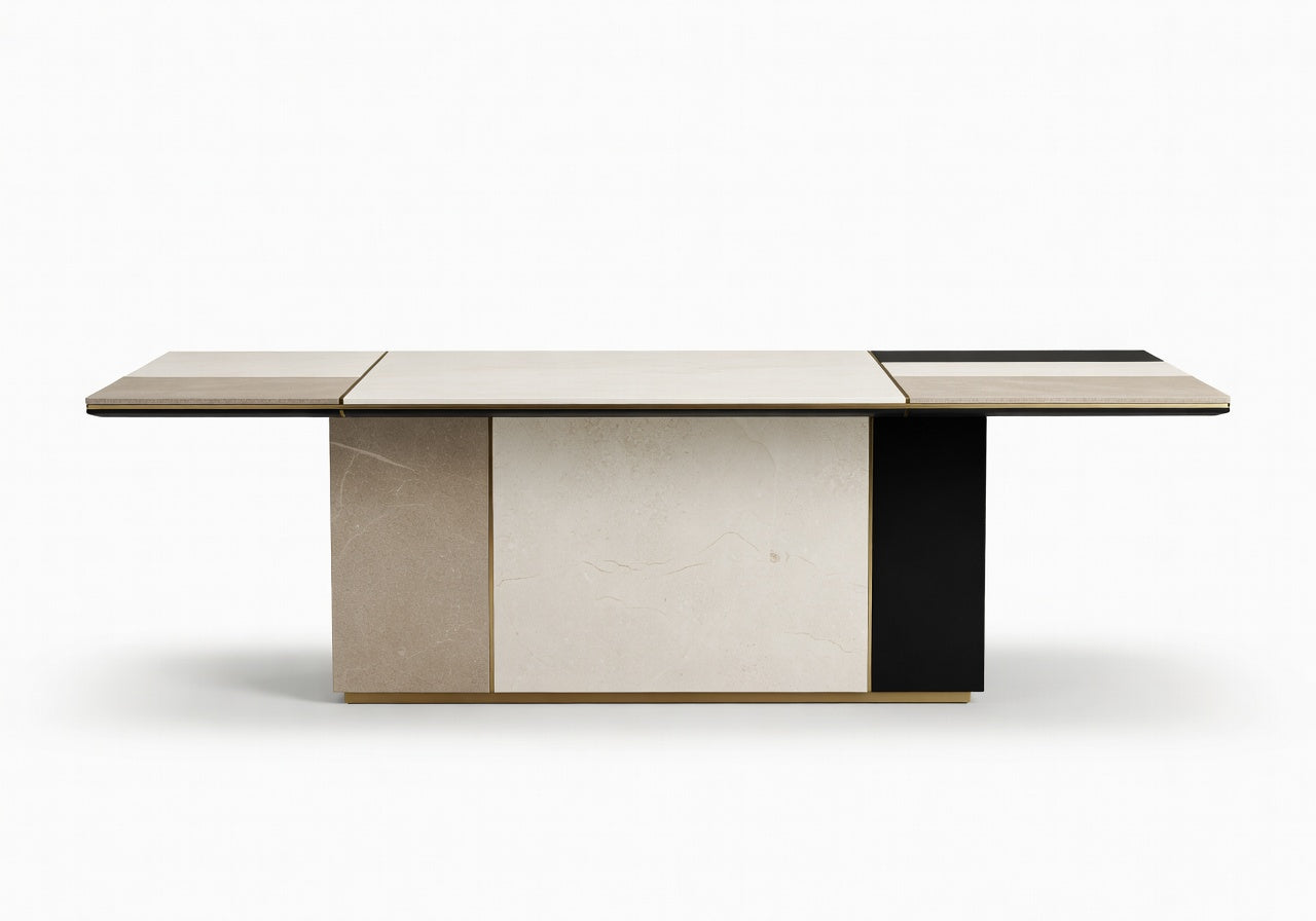 Arcstone Outdoor Linear Dining Table