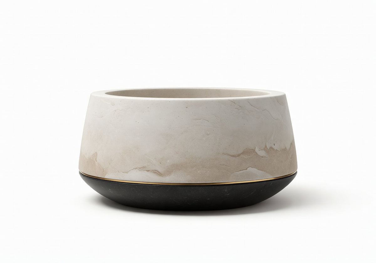 Arcstone Round Outdoor Planter