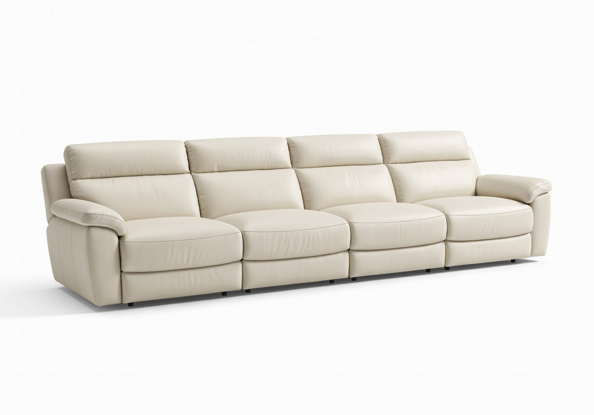 Arlowe Reclining Leather Modular Recline Sectional