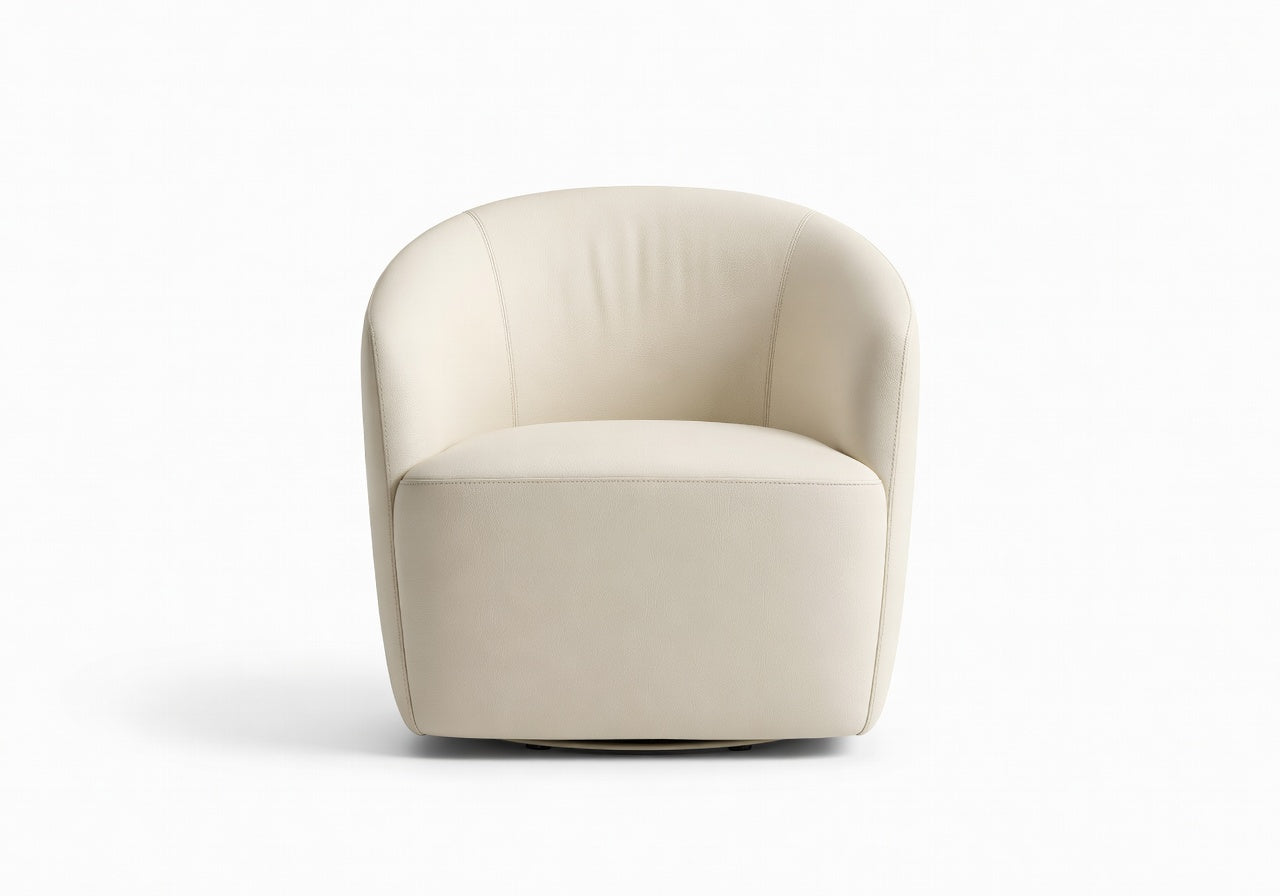 Arlowe Leather Swivel Chair
