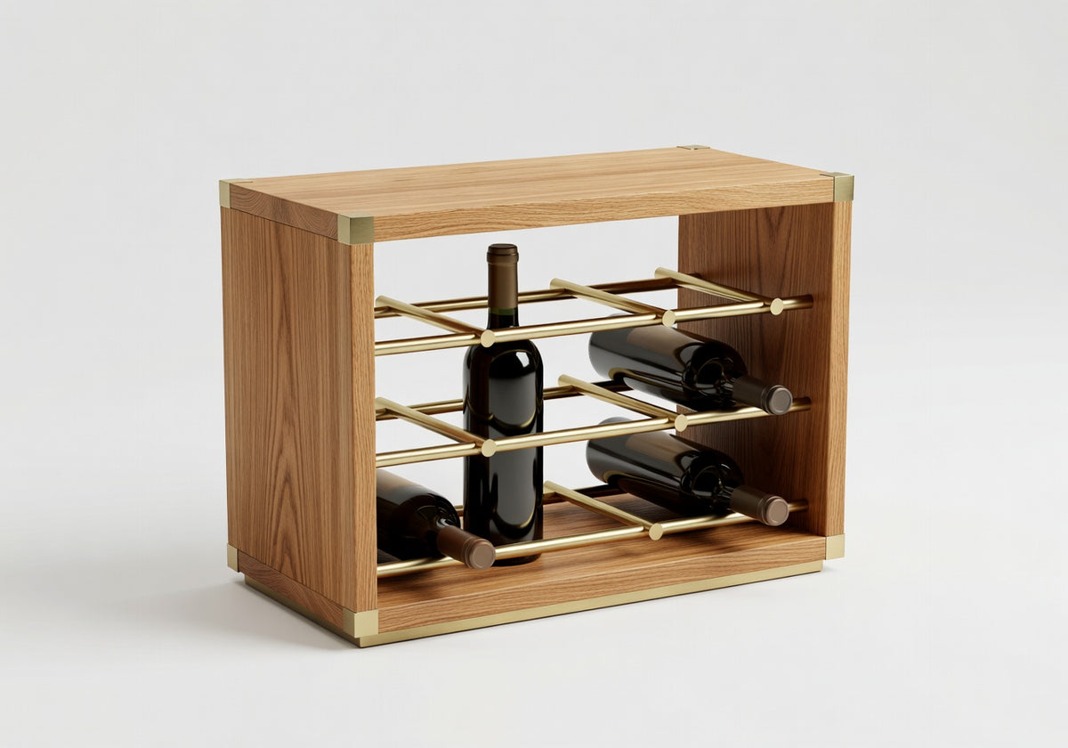 Aurelian Oak Cellar Wine Rack