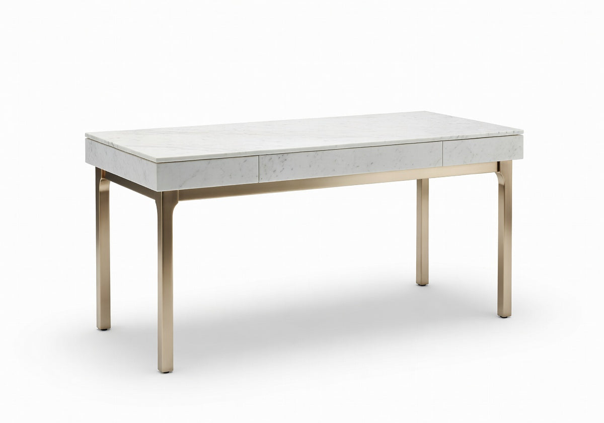 Aveline Marble Desk Desk