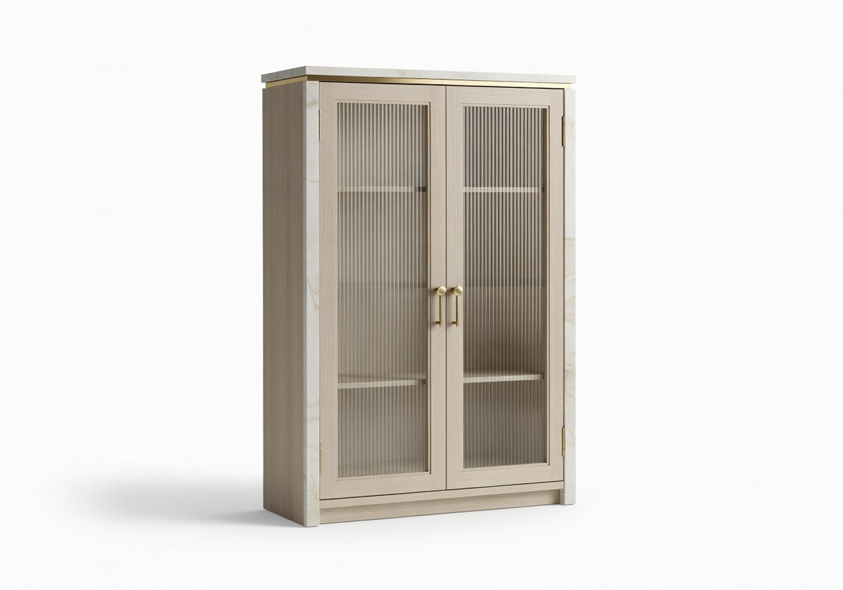 Avenor Glass Cabinet Bathroom Shelf and Storage