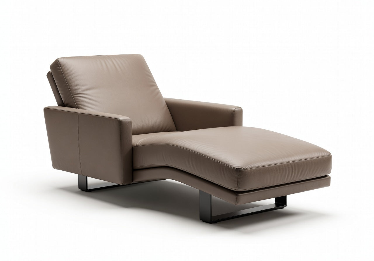 Belmont Leather Chaise