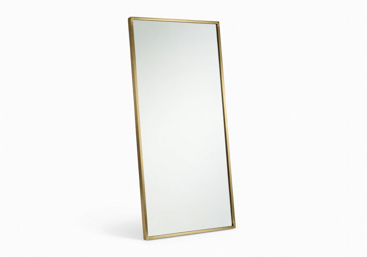 Caldera Brass Lean Mirror