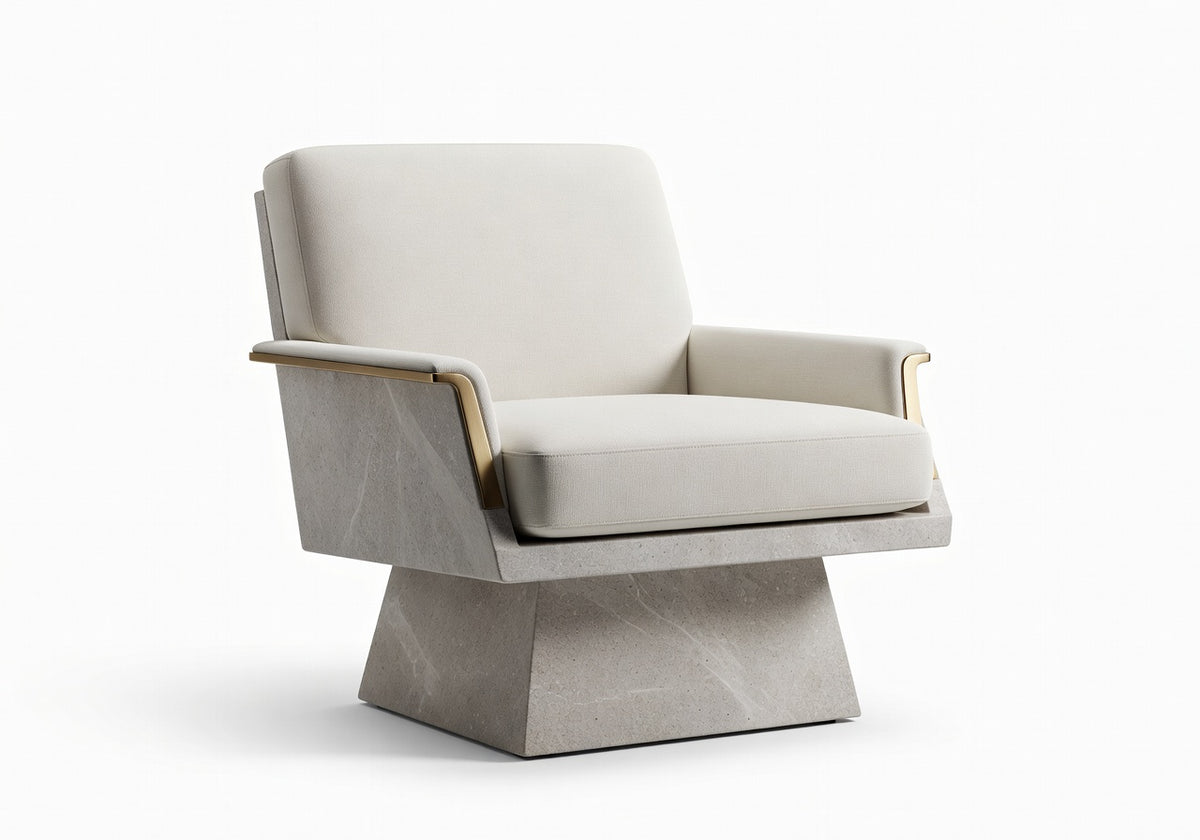 Caldera Outdoor Stone Base Chair