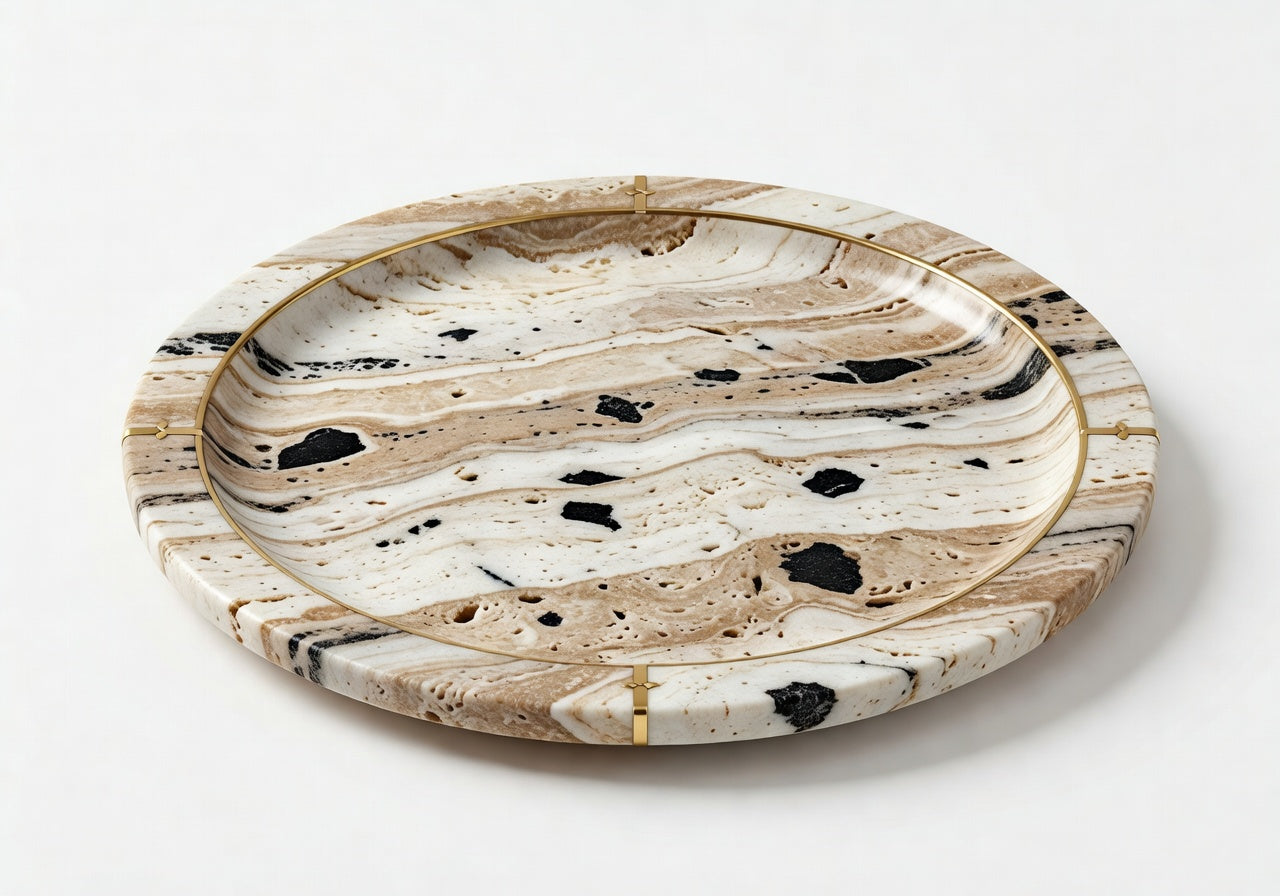 Caldera Stone Plate Decorative Plate