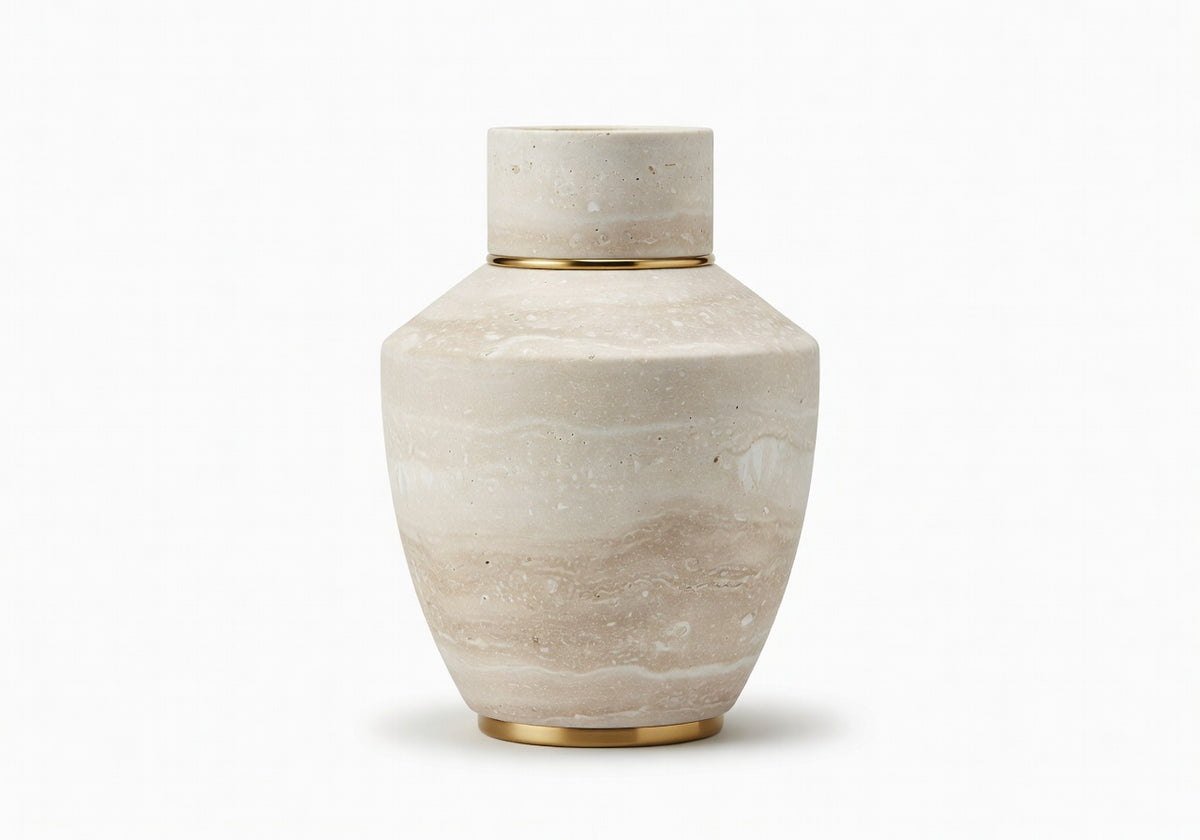 Caldera Stone Vessel Home Accent Vase