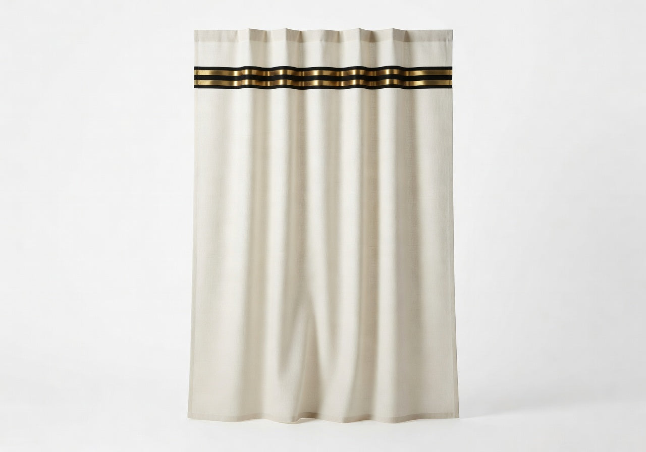 Caldris Border Shower Curtain
