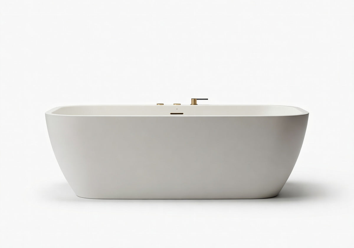 Caldris Freestanding Linear Tub