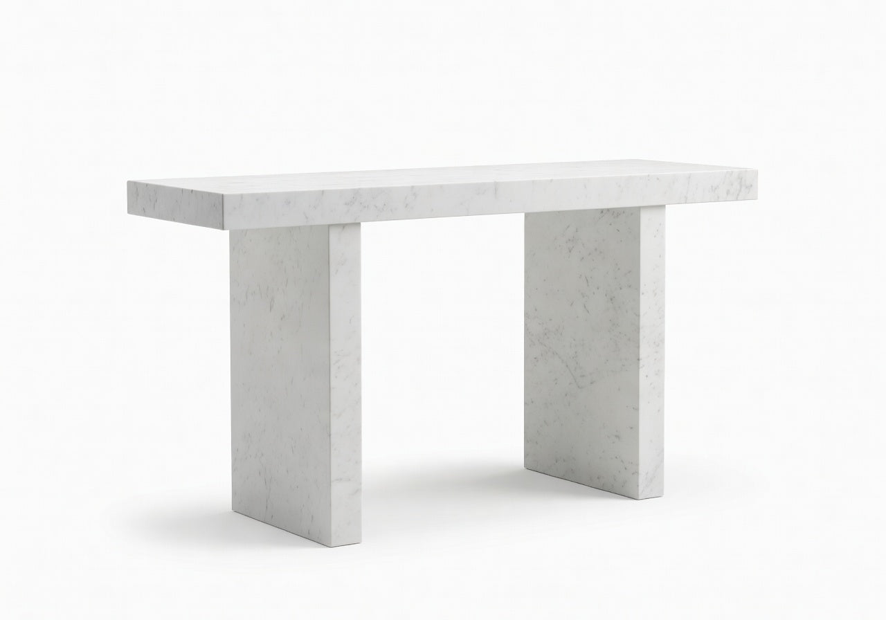 Calen Marble Console Table