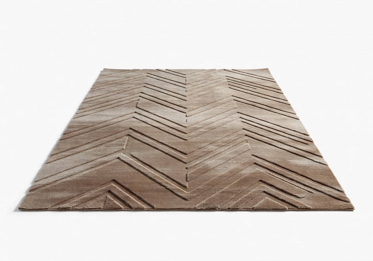 Cavelle Carved Chevron Rug