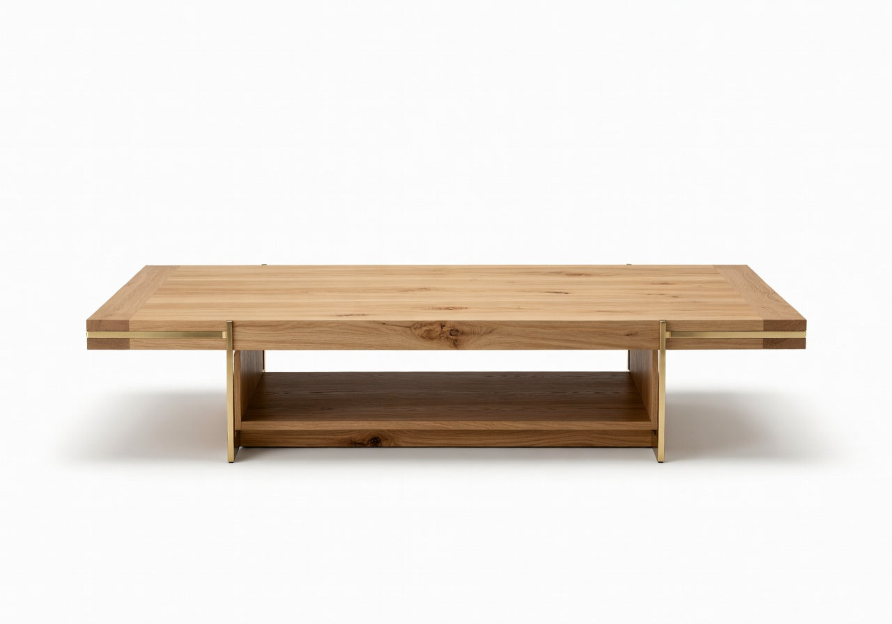 Drift Outdoor Oak Coffee Table
