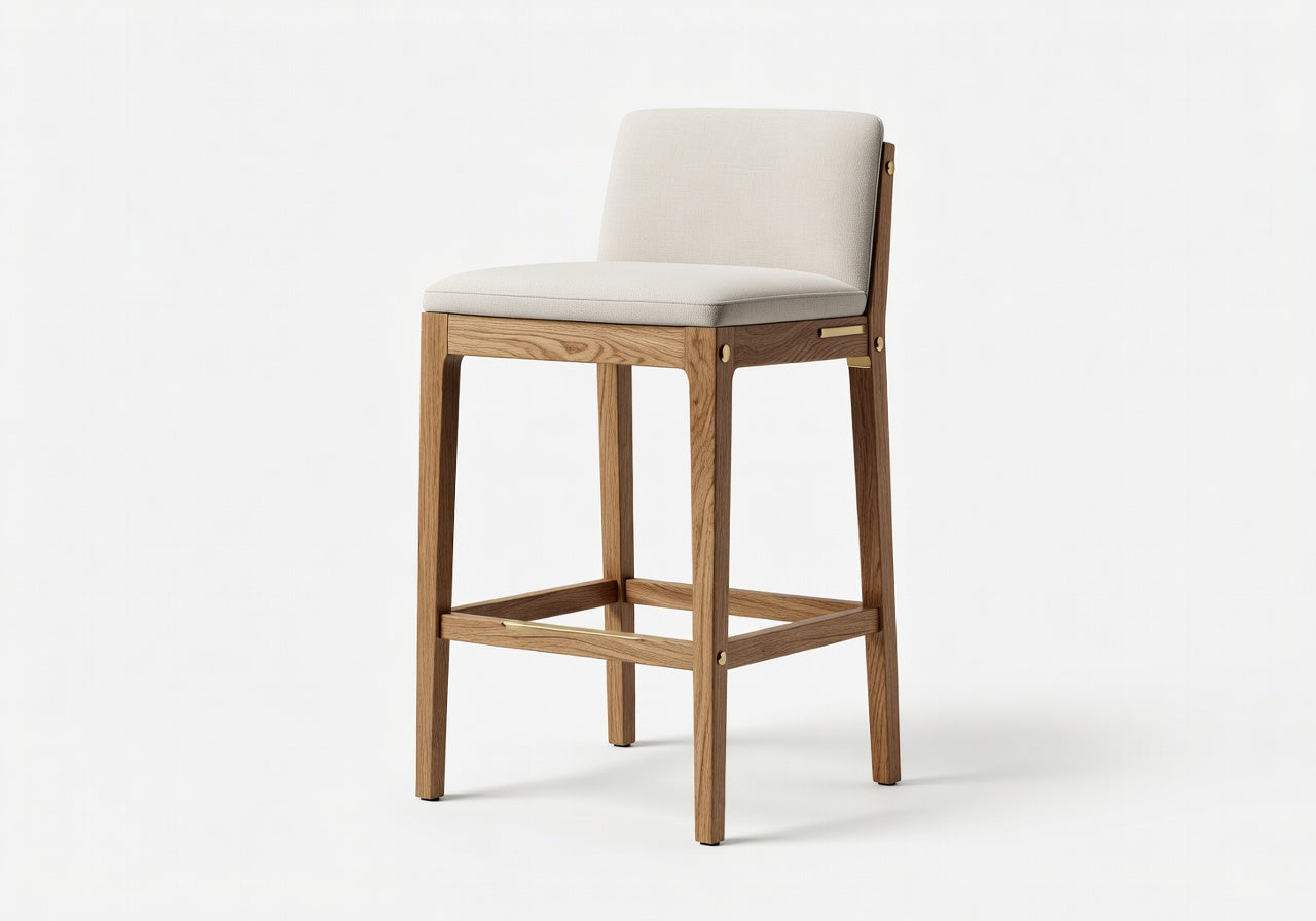 Drift Outdoor Oak Counter Stool