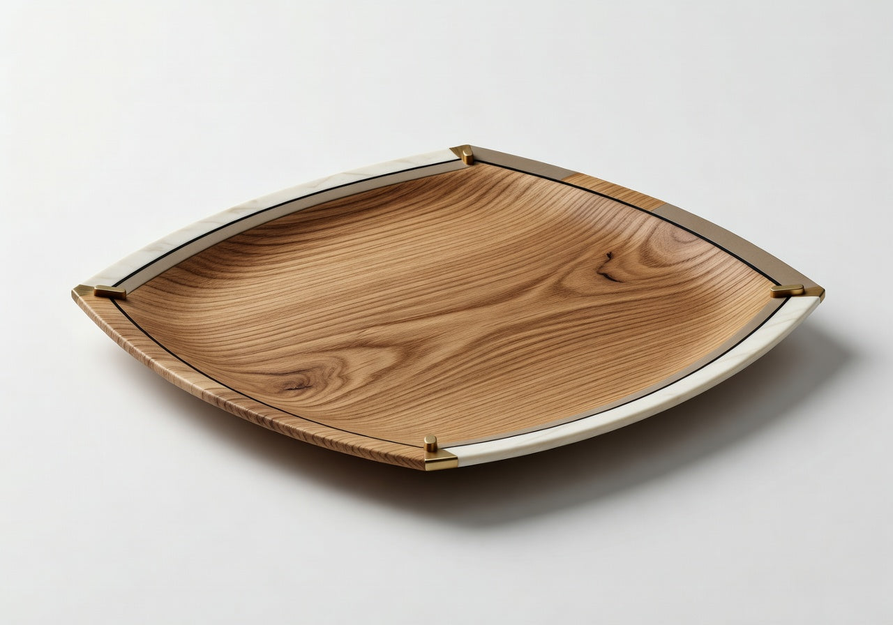 Drift Oak Plate Decorative Plate