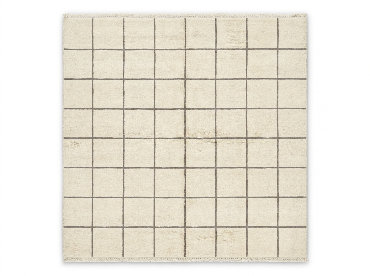 Elowen Grid Square Rug