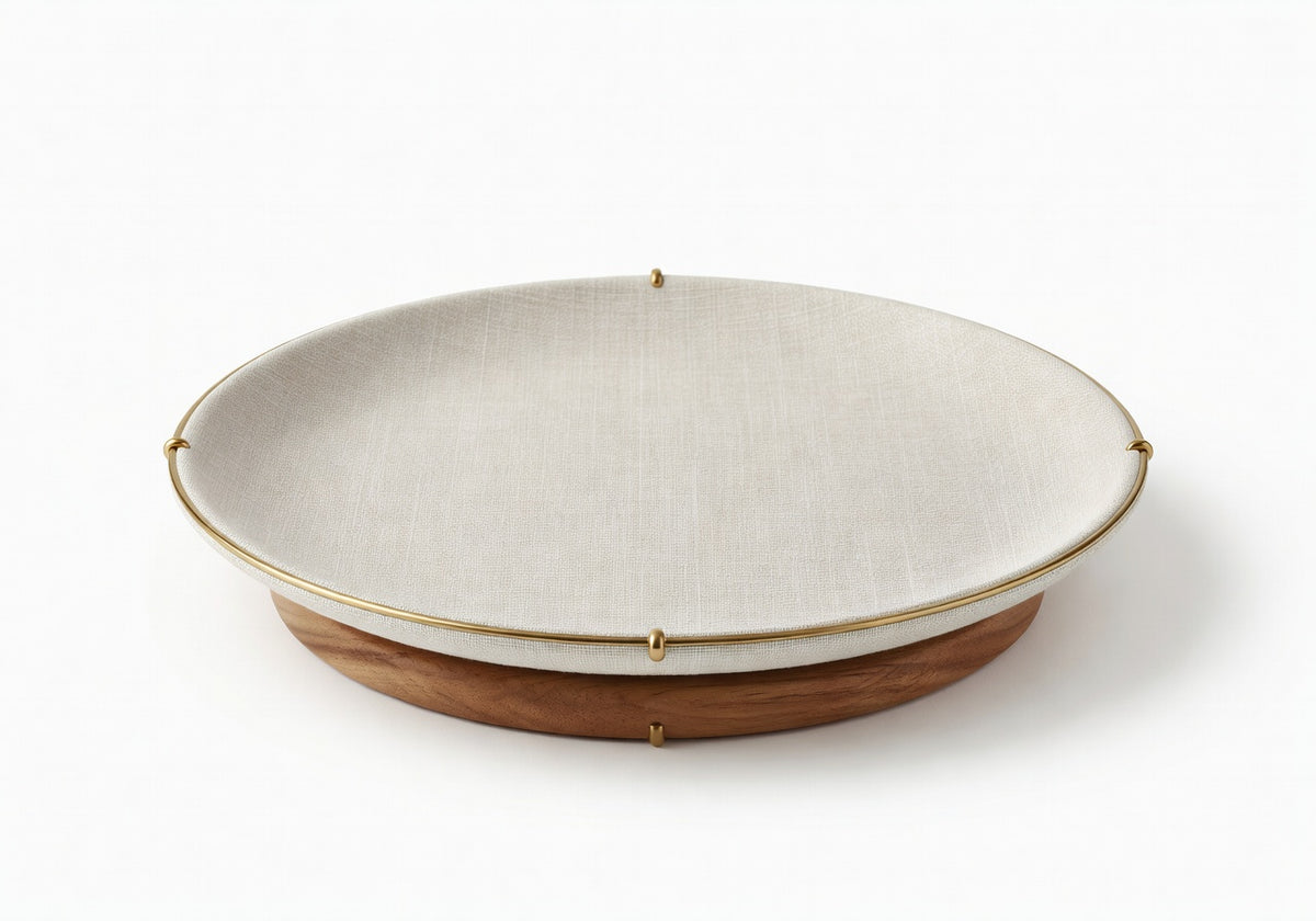 Haven Linen Plate Decorative Plate