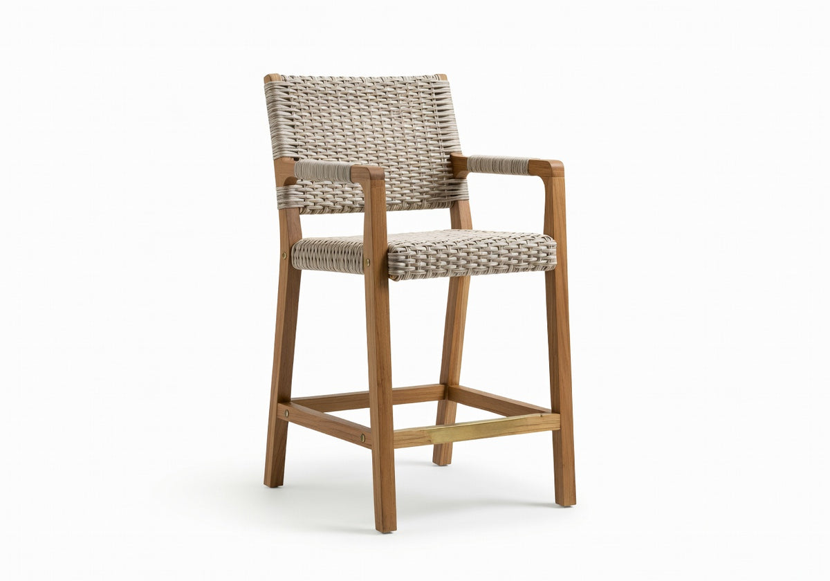 Haven Outdoor Woven Counter Stool