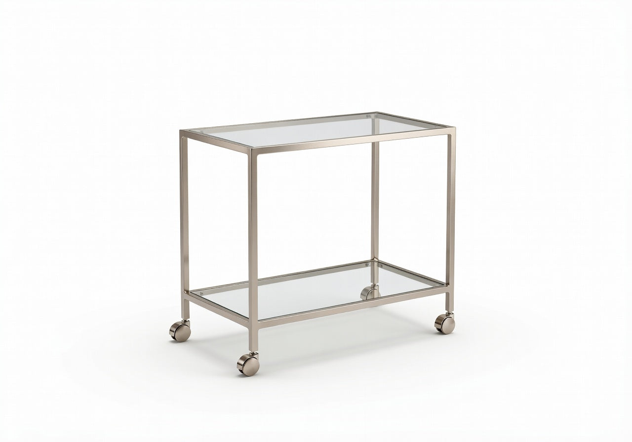 Liora Glass Bar Cart