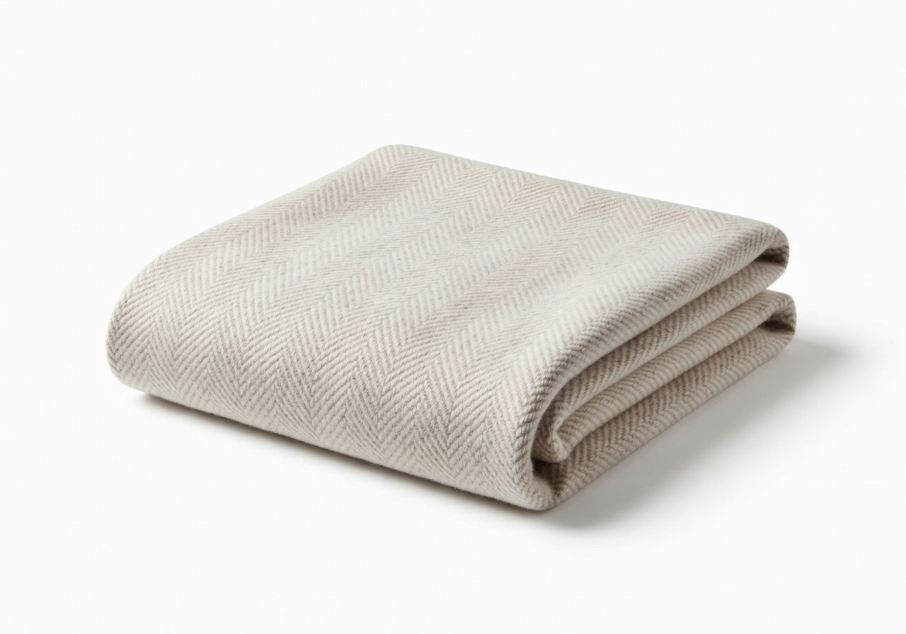 Liora Herringbone Sofa Throw