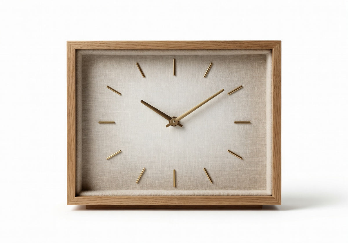 Liora Linen Clock Clock