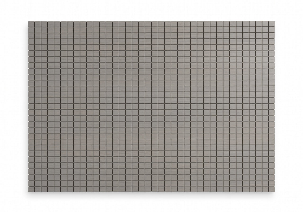 Norvale Linear Wood Grid Wood Wall Art