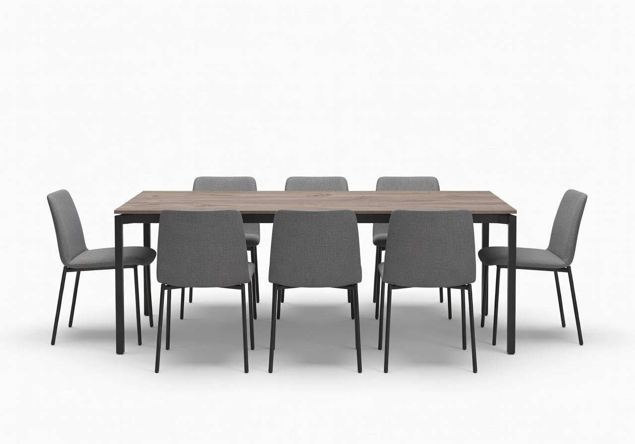 Norvale Precision Dining Table and 8 Chair