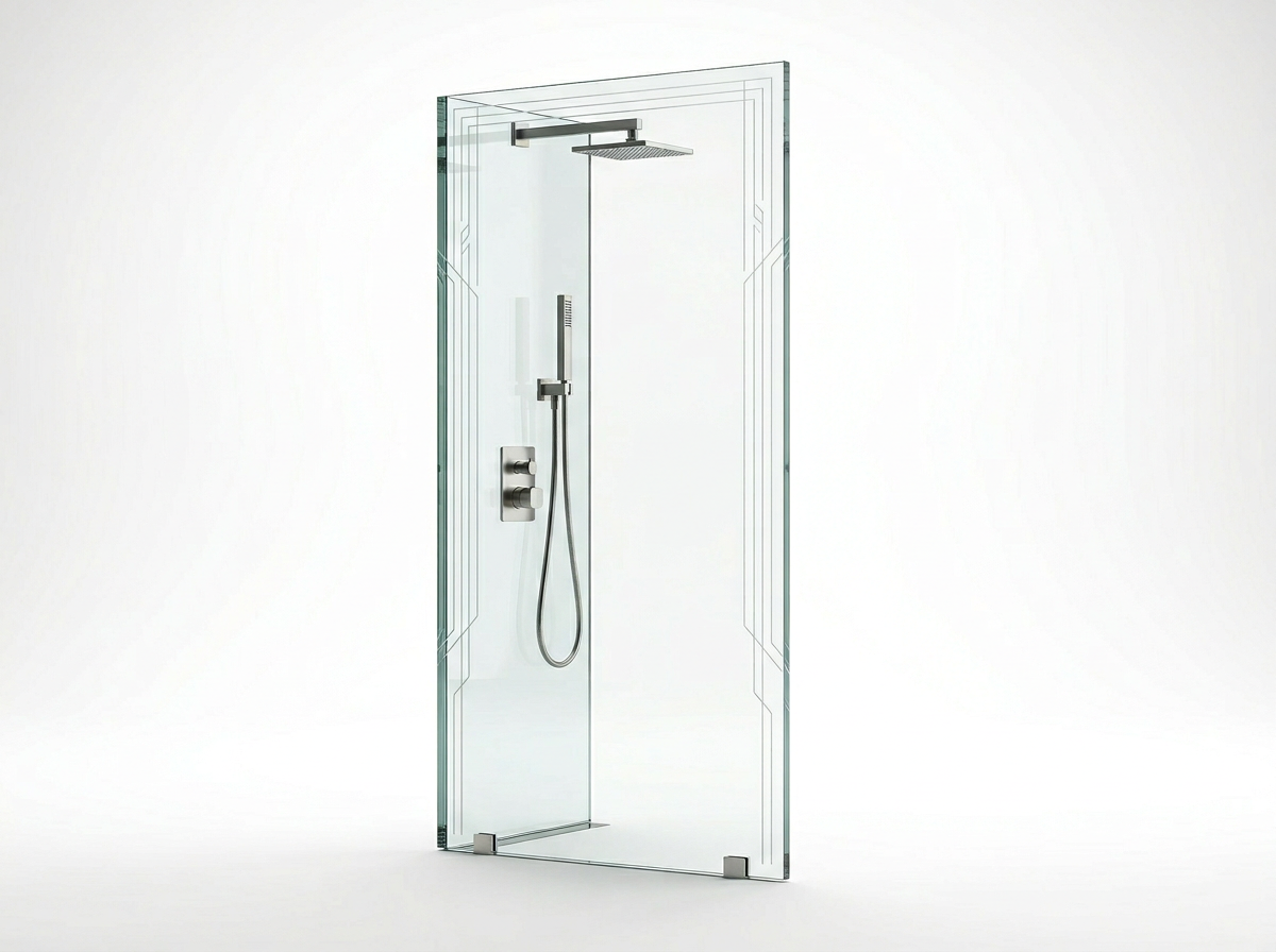 Norven Slab Panel Shower Door