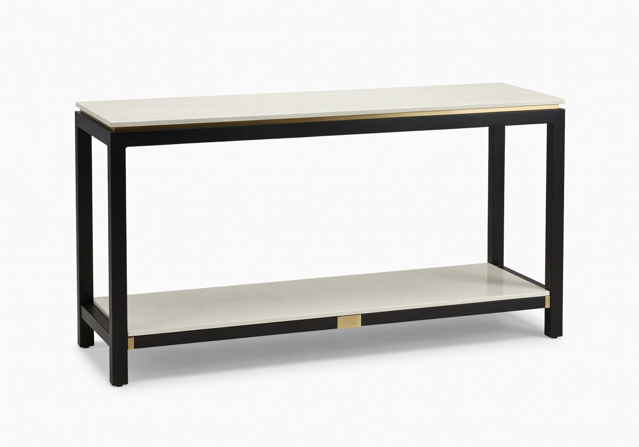 Obsidian Frame Outdoor Console Table