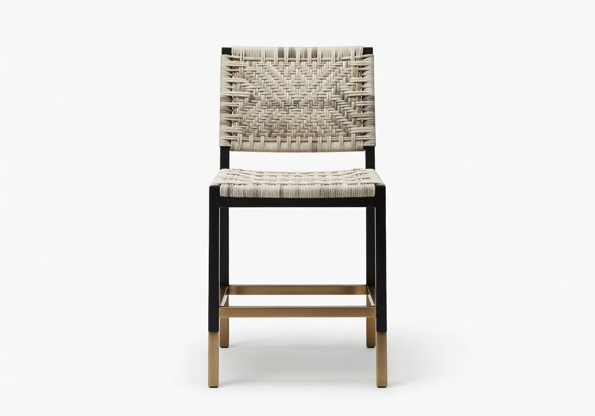Obsidian Outdoor Frame Counter Stool