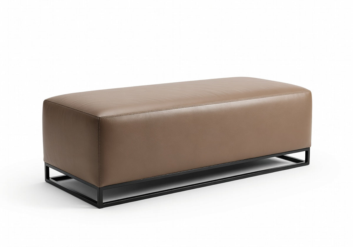 Orien Leather Bench
