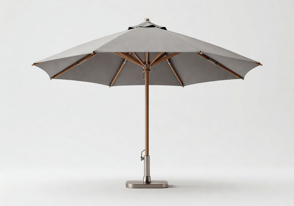 Ravelle Outdoor Wood Umbrella