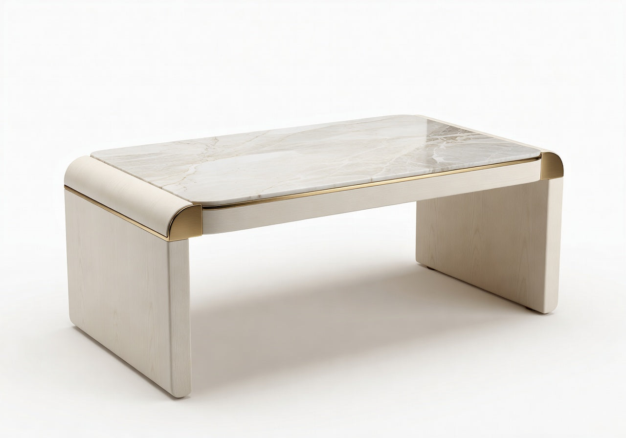 Solenne Curved Game Table