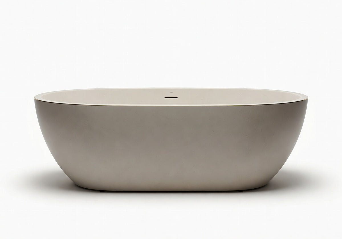 Solmere Freestanding Marble Tub