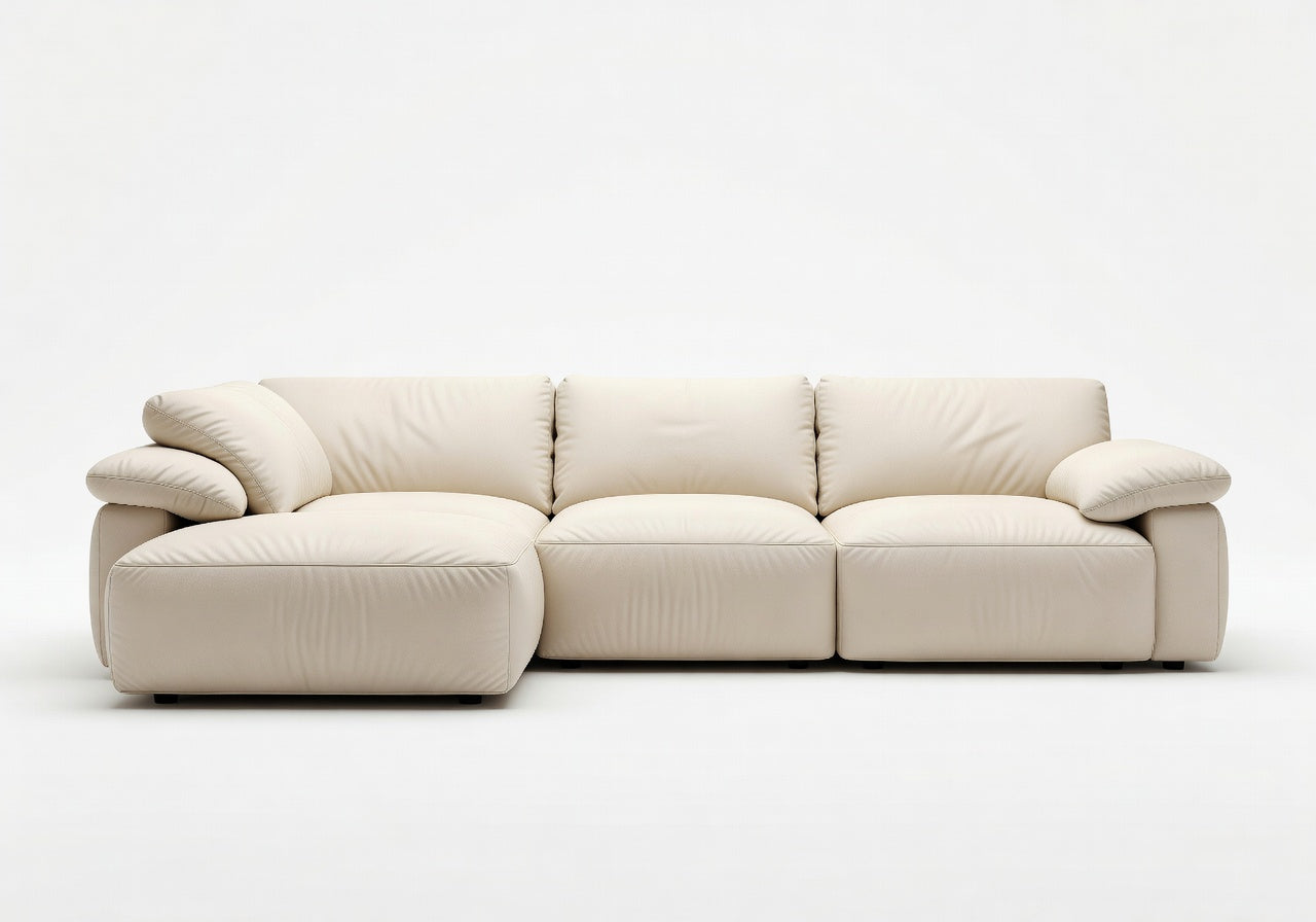 Sorelle Leather Deep Modular Sofa