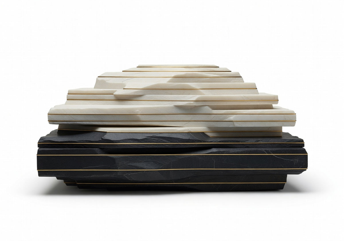 Strata Slate Form Sculpture and Statue