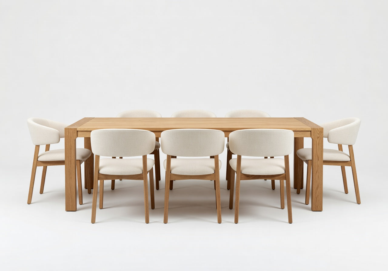 Tamsin Frame Counter Height Dining Table and 4 Bar Stool