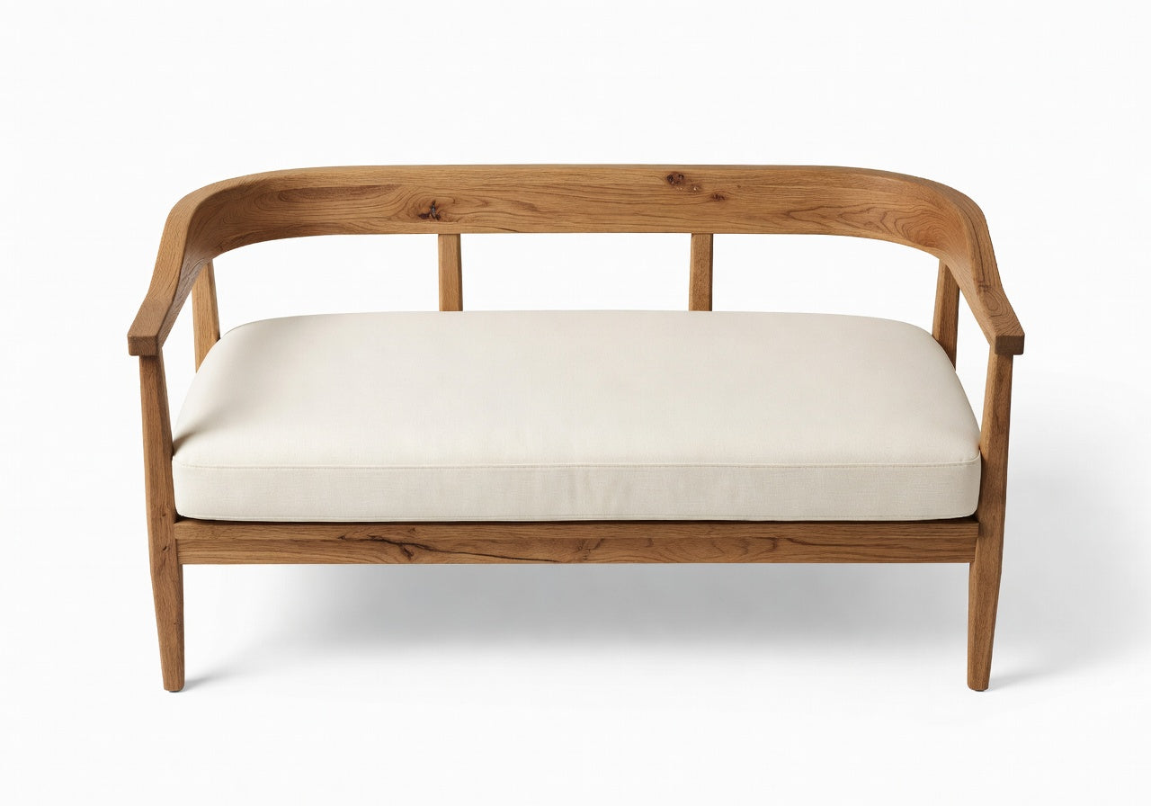 Tamsin Oak Frame Chaise