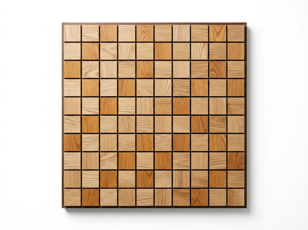 Tavros Grid Wood Wall Art