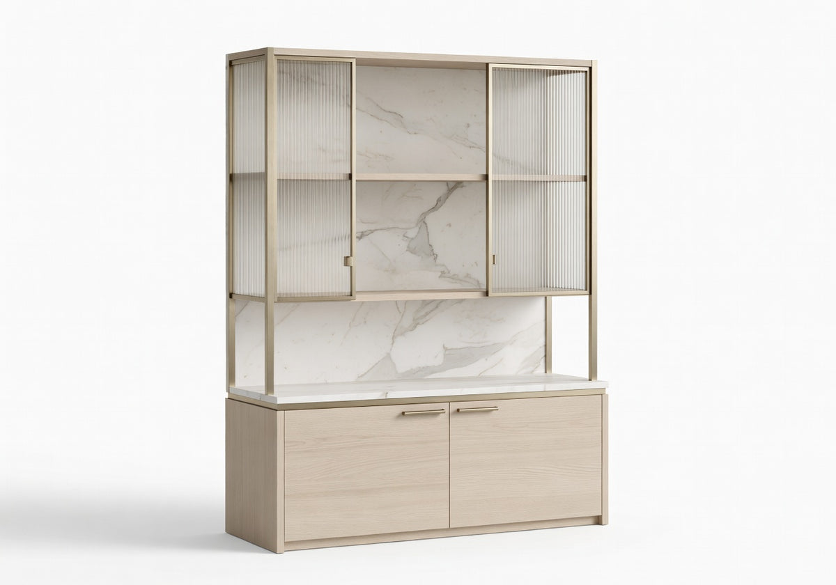 Tervane Open Shelf Bathroom Storage