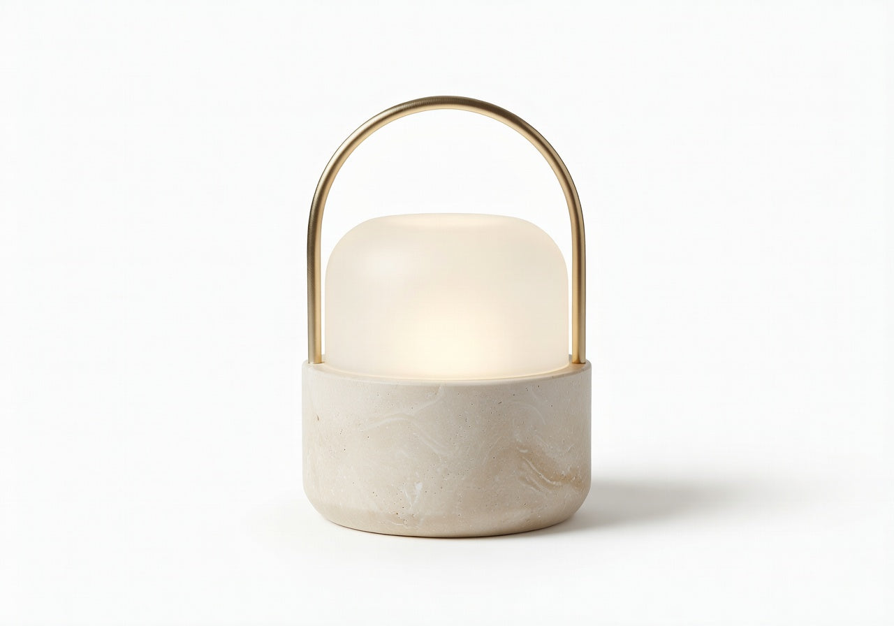 Vera Stone Lantern Outdoor Lamp