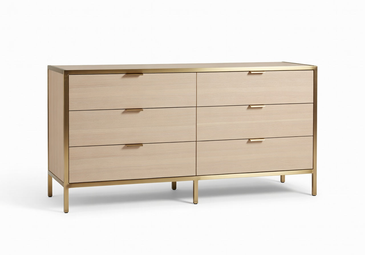 Virelle Brass Frame Dresser