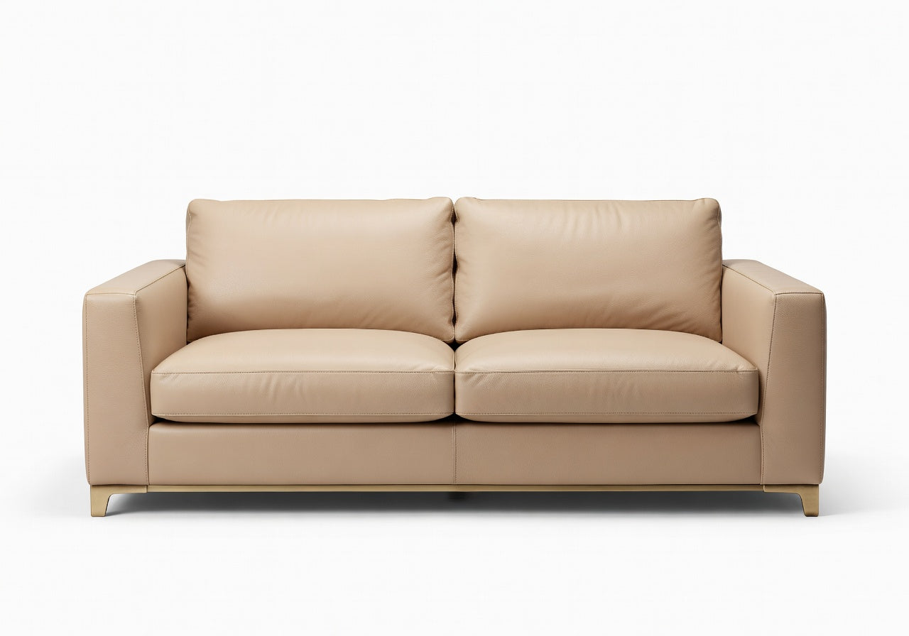 Virelle Leather Loveseat