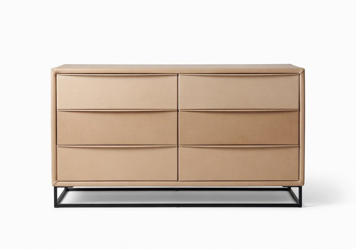 Virelle Leather Wrapped Dresser
