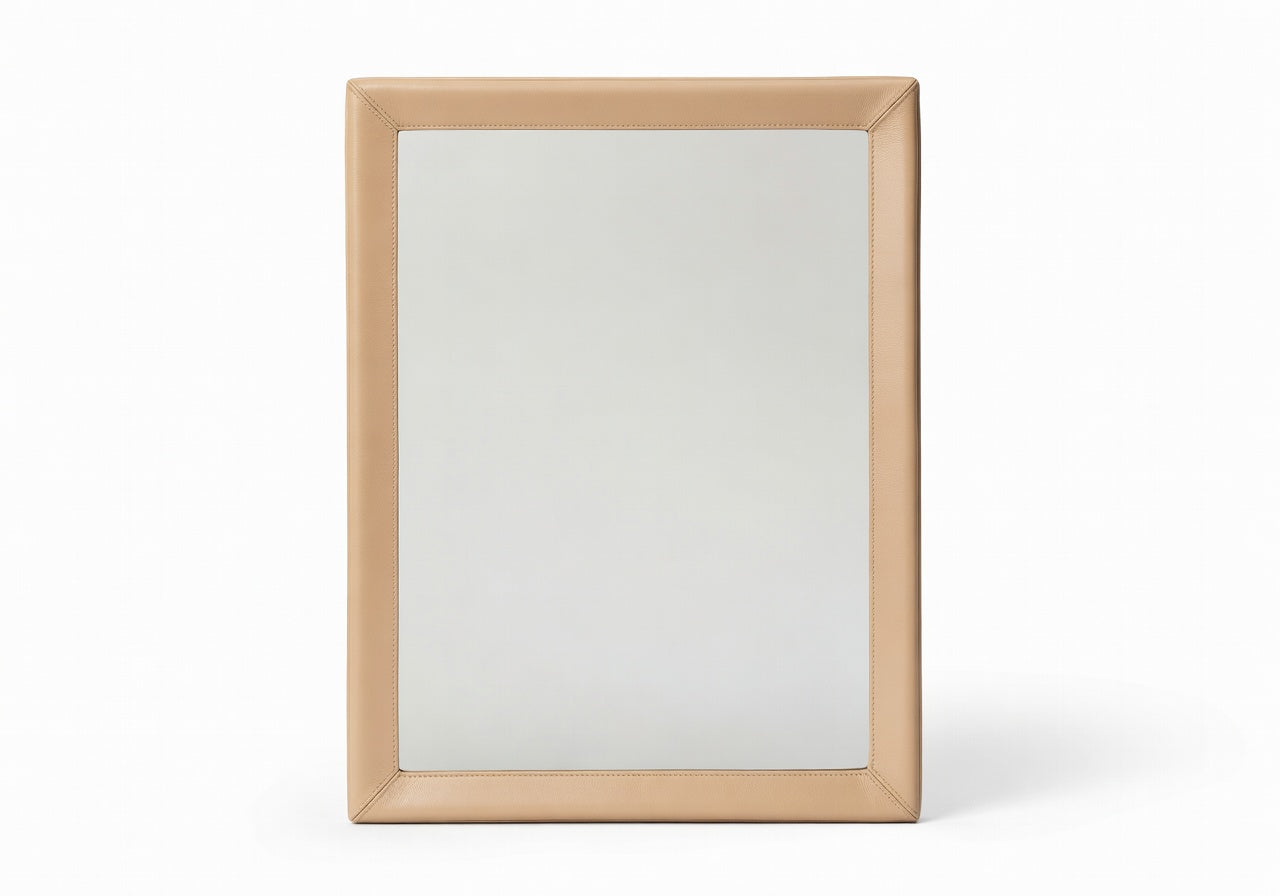 Virelle Leather Wrapped Mirror