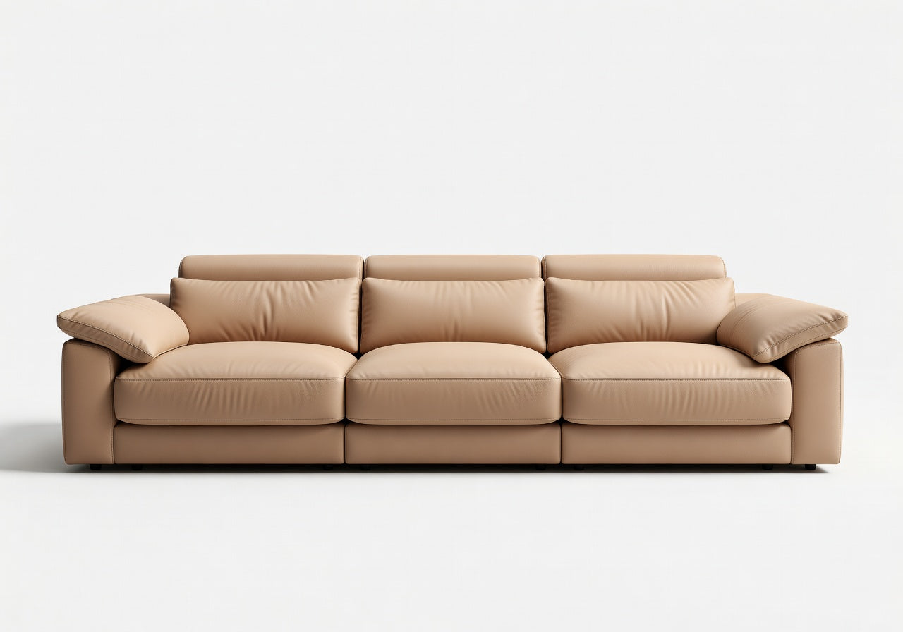 Virelle Leather Luxe Modular Sofa