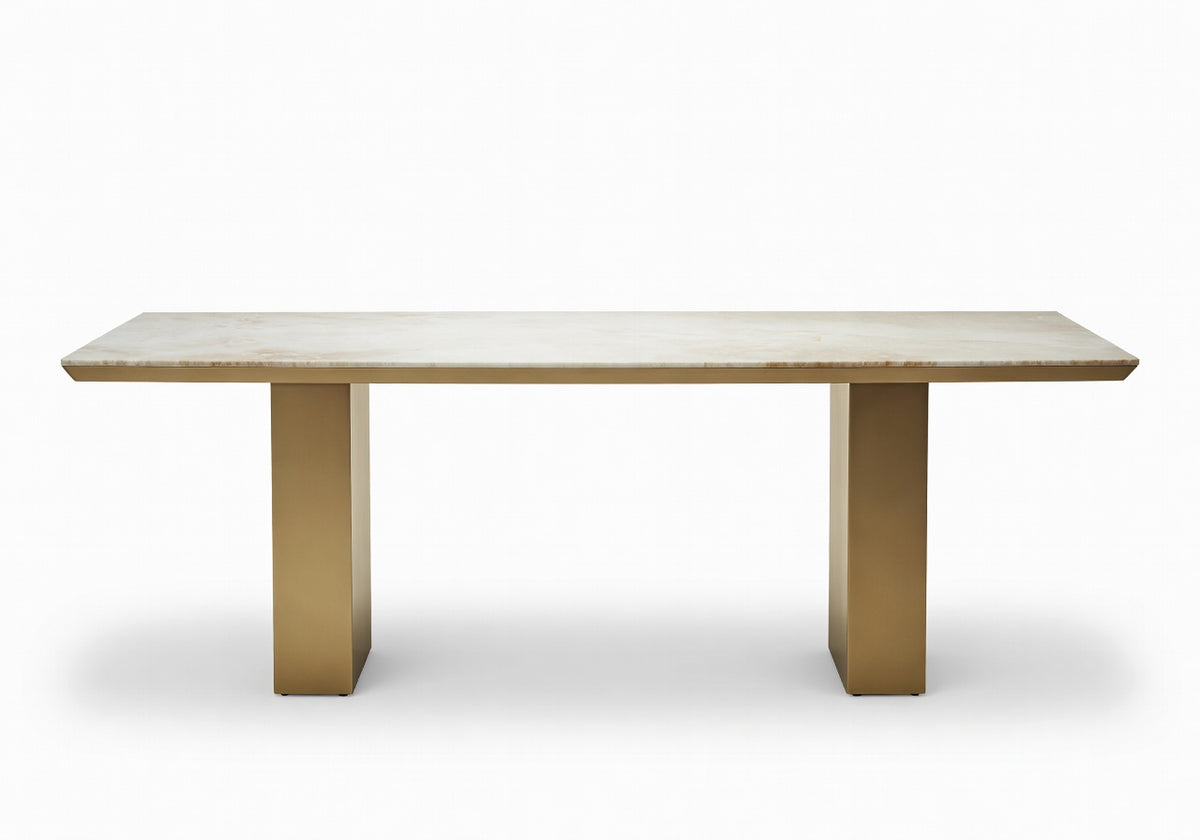 Arcstone Outdoor Linear Bar Table