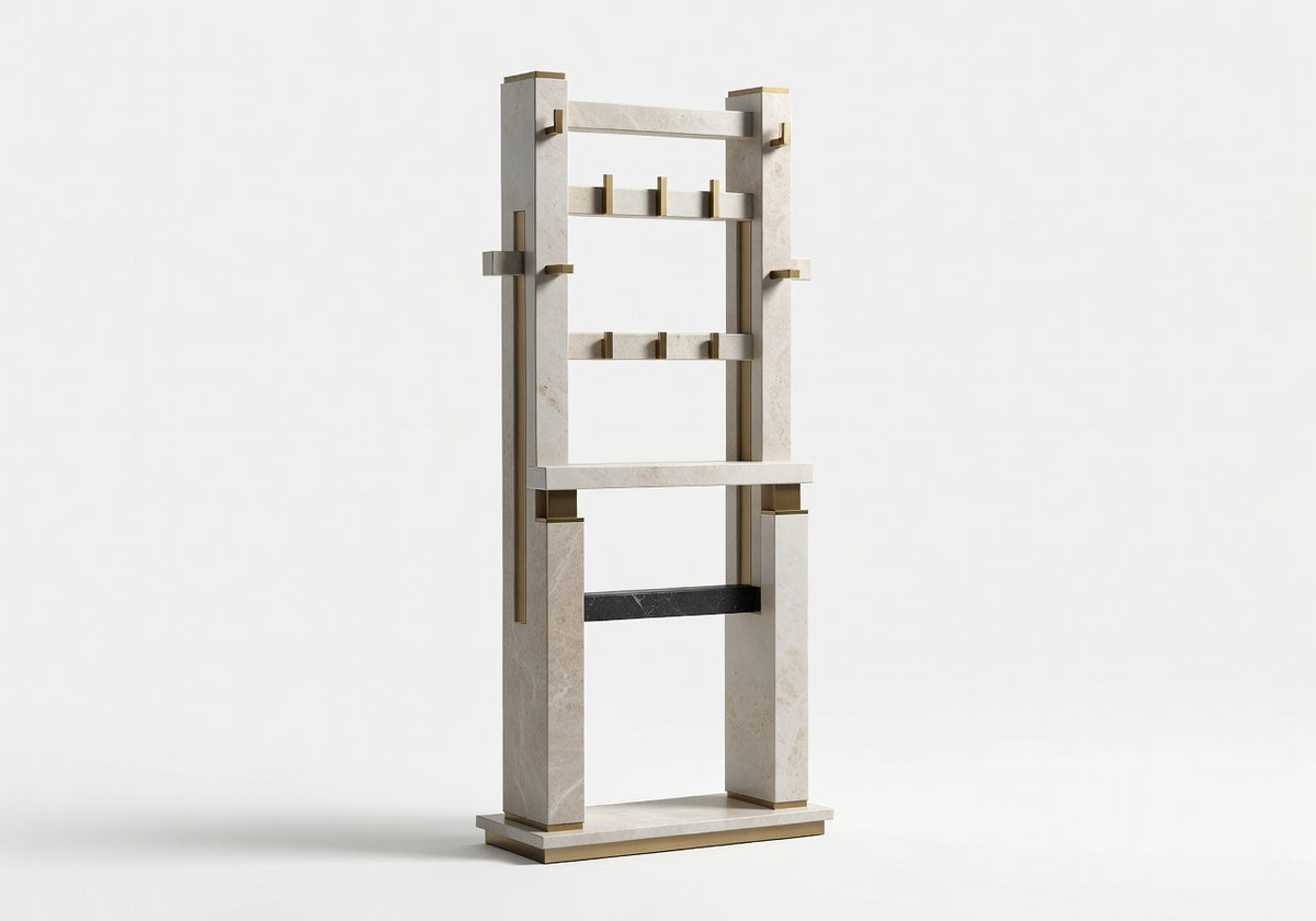 Arcstone Monolith Coat Rack