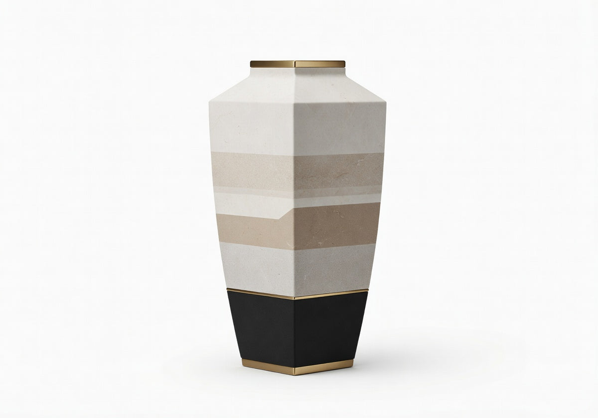 Arcstone Monolith Vase Home Accent Vase